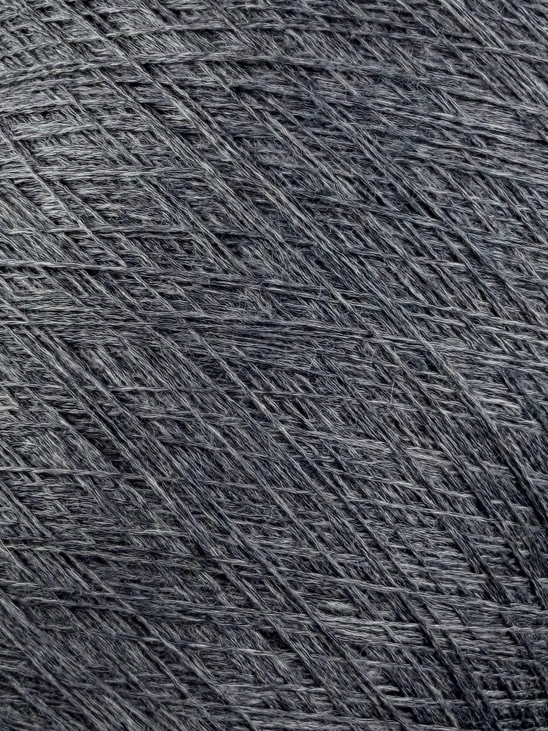 Tollegno 1900 Harmony Nm 2/30 – 100 % Merinowolle extrafein, col. Anthrazitgrau mélange 20631